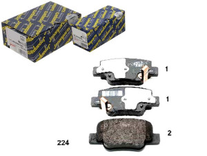 Klocki Hamulcowe Toyota Tył Verso 09- Japanparts