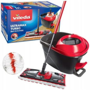 Mop Obrotowy Płaski Vileda Ultramat Easy Wring PRO
