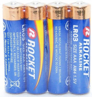 Baterie ROCKET Alkaline LR3 AAA -4szt