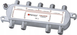 Rozgałęźnik Splitter Sat Dvb-t Na 1-8 Tv