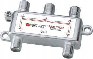 Rozgałęźnik Splitter Sat Dvb-t Na 1-4 Tv