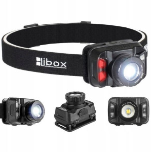 Latarka Lampa Czołowa Czołówka Led Usb Mocna Zoom