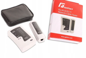Tester kabli sieciowych LAN RJ45 RJ12 RJ11 + ETUI