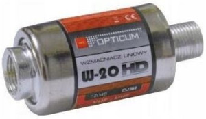 Wzmacniacz Antenowy Vhf-uhf Dvb-t Ax W-20 Hd+20db
