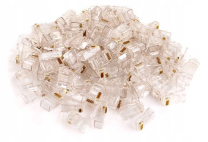 Wtyk Wtyczki Internetowe Rj45 Sieciowy 8p8c 100szt