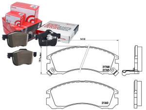 Klocki Hamulcowe Mitsubishi Pajero 90-00 Brembo