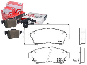 Klocki Hamulcowe Toyota Corolla Carina E Brembo