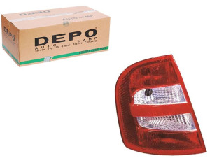 Lampa Tylna Zespolona Skoda Fabia I 99-08 Le Czerw