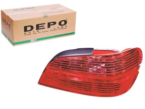 Lampa (kolor Kierunkowskazu Czerwony Kolor Szkła C