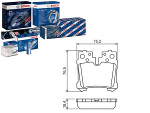 Klocki Hamulcowe Lexus Ls 4.6/5.0h 04.06- Bosch