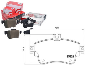 Klocki Hamulcowe Mercedes W176 A-klasa 12- Przód B