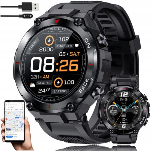 Smartwatch Zegarek Z Gps Duża Bateria Ip68 Menu Pl