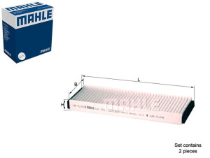 Filtr Kabiny Kabinowy Mahle 4f0819438 4f0819439 4f