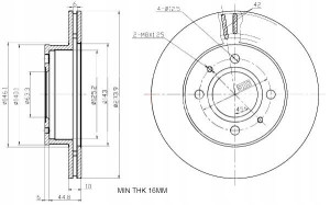 Tarcze Ham. 2szt Hyundai P. Atos Maxgear
