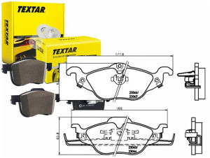 Klocki Hamulcowe Opel Przód Astra G Textar