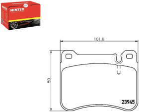 Klocki Hamulcowe Mintex 44205120 A00 37506 Eur1121