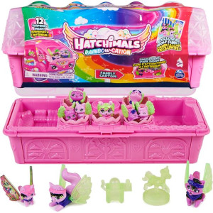 Hatchimals Tęczowe Wakacje 12 niespodzianek 6 jaj z figurkami