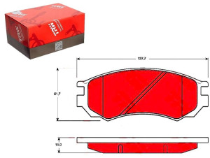 Klocki Hamulcowe Nissan 100 Nx Sunny Iii 2.0 10.90