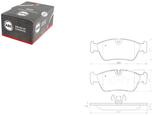 Klocki Hamulcowe Bmw 3 E90 05- A.b.s.