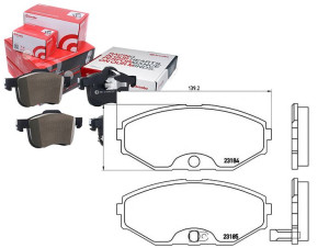 Klocki Hamulcowe Nissan Maxima Qx 00- Brembo
