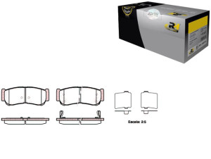 Klocki Hamulcowe Hyundai H-1 Santa 16.2mm Wva24488