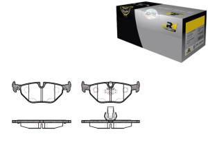 Klocki Hamulcowe Bmw 5 E39 17.3mm Wva21691 Roadhou