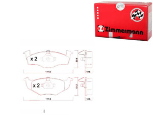 Klocki Hamulcowe Vw Golf Iii 93-97 Zimmermann
