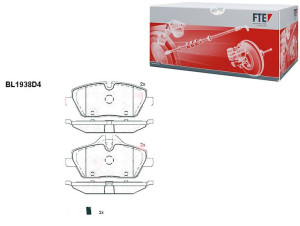 Klocki Hamulcowe Bmw 1 E81 E87 1 E82 1 E88 17.8mm