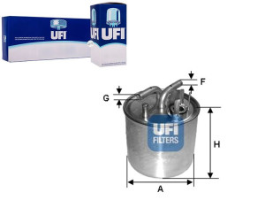 Filtr Paliwa Diesel Ufi