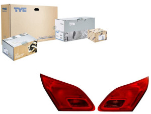 Lampa (część Wewnętrzna Kolor Szkła Czerwony) Opel