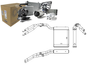 Nagrzewnica (174x188x32) Ford Galaxy Mondeo Iv S-m