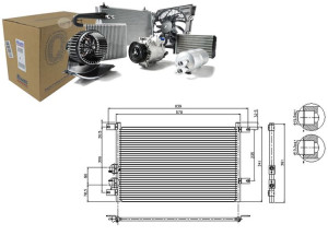Skraplacz Klimatyzacji Alfa Romeo 147 156 1.6-2.5