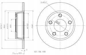 Tarcze Ham. 2szt Vw T. A6 1.8-3 Quattro Maxgear