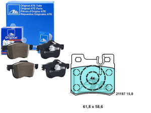 Klocki Hamulcowe Ceramiczne Mercedes 190 (w201) C