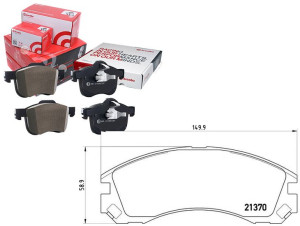 Klocki Hamulcowe Mitsubishi Outlander 03- Przód Br