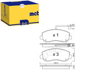 Klocki Hamulcowe Opel Movano 10- Czuj Metelli