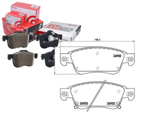 Klocki Hamulcowe Infiniti G 08- Przód Brembo