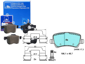 Klocki Hamulcowe Ceramiczne Volvo S60 Ii S80 Ii V6