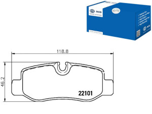 Klocki Hamulcowe Hella Pagid 4474200120 A 35056 13