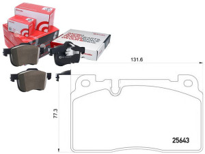 Klocki Hamulcowe Audi Q5 12- Przód Brembo