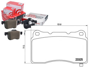 Klocki Hamulcowe Opel Insignia 08- 4x4 Przód Bremb
