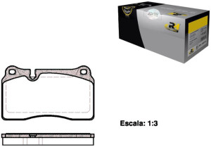 Klocki Hamulcowe Vw Touareg 17.1mm Wva24098 Roadho