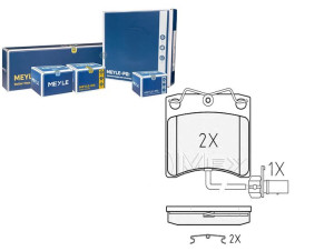 Klocki Hamulcowe Vw Przód T4 90-03 Z Czujnikiem Me