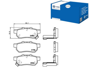 Klocki Hamulcowe Hella Pagid 43022s04e01 43022sr20