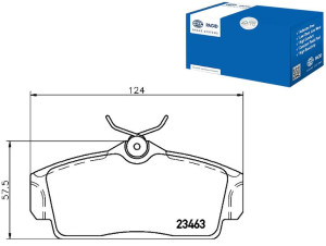 Klocki Hamulcowe Hella Pagid 410602f525 410602f526