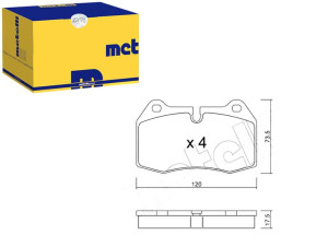 Klocki Hamulcowe Bmw 7 E38 94-01 Metelli