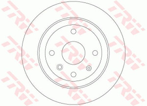 Tarcza hamulcowa TRW DF6360 96328254