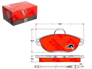 Klocki Hamulcowe Citroen Przód Jumpy Scudo Expert