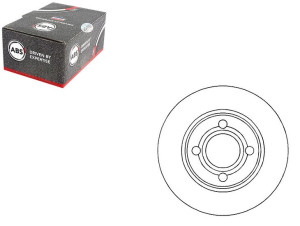 Tarcze Hamulcowe 2szt Audi 80 92-96 A.b.s.