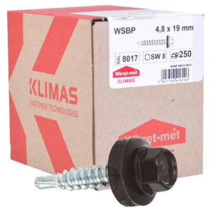 Wkręty Farmerskie Farmery 4,8x19mm Ral 8017 250szt